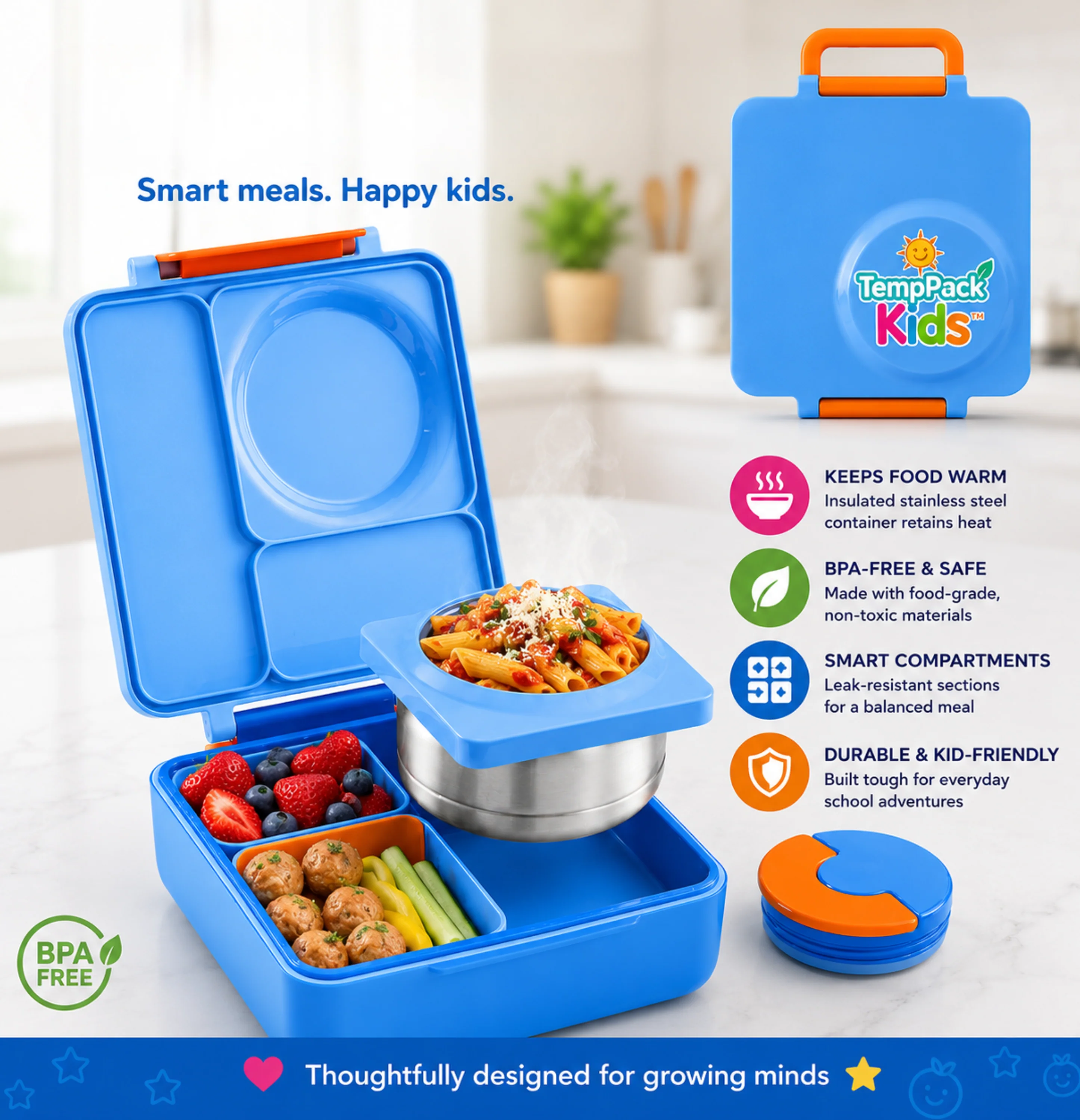 TempPack Kids™ - Insulated Bento Lunch Box - Image 11
