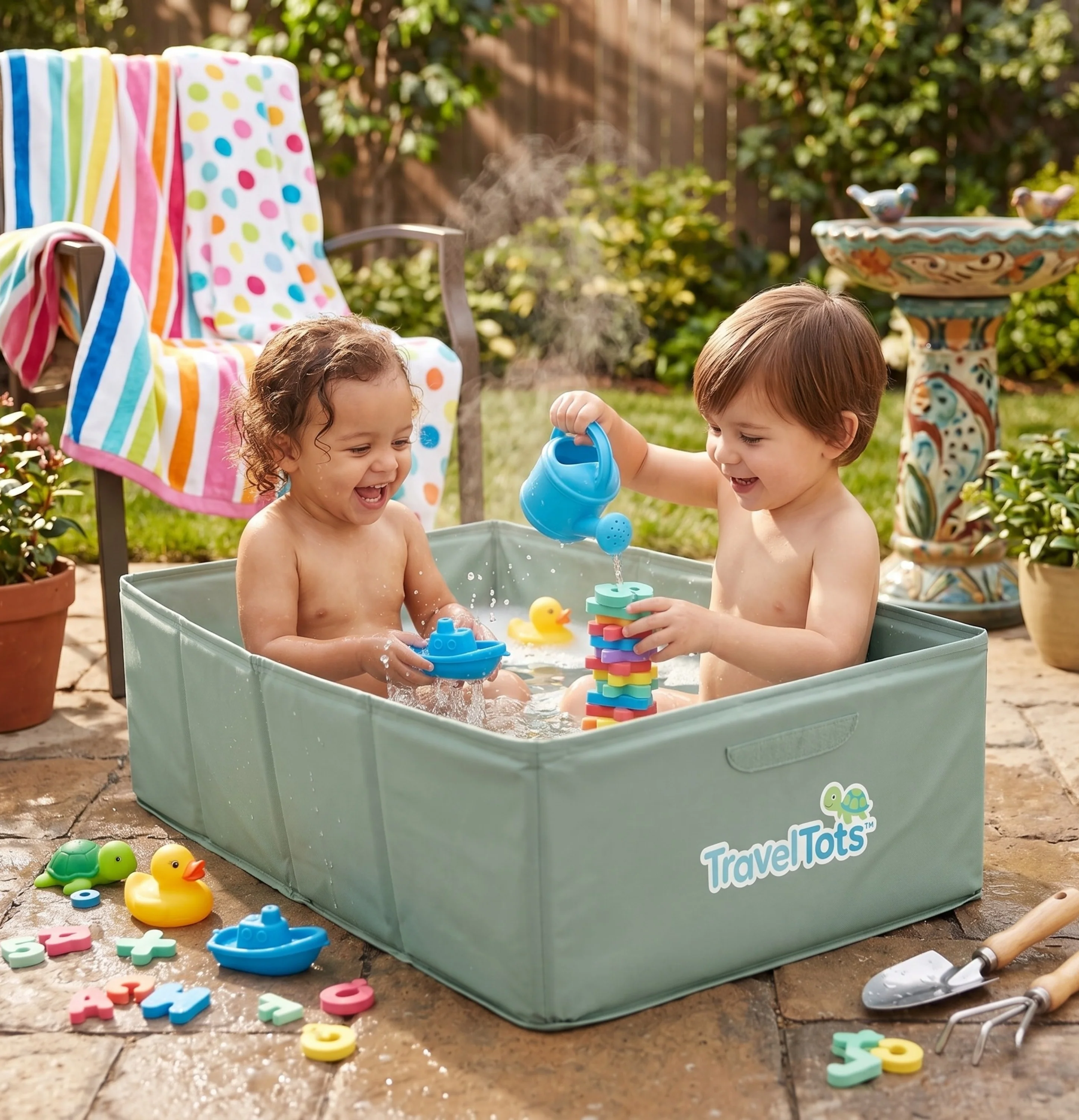 TravelTots™️ - Foldable Portable Baby Bath Tub - Image 2