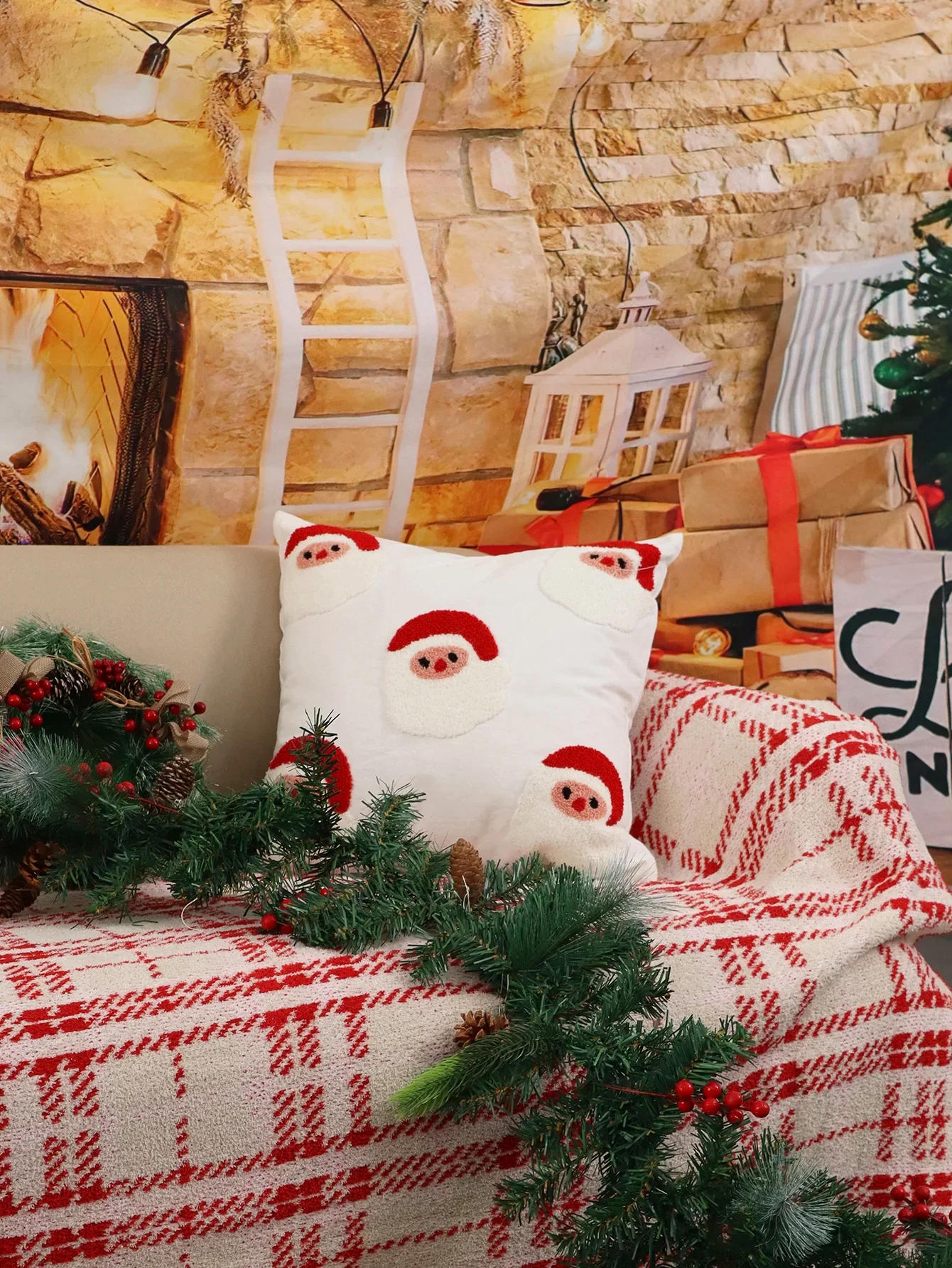 Tufted Christmas Pillow Cover - Image 6